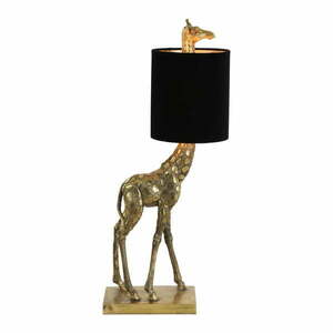 Czarno-brązowa lampa stołowa (wysokość 61 cm) Giraffe – Light & Living obraz