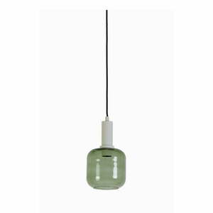 Zielona lampa sufitowa z szklanym kloszem ø 16 cm Lekar – Light & Living obraz