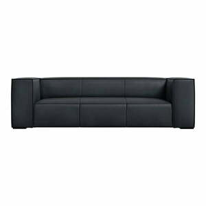 Czarna skórzana sofa 227 cm Madame – Windsor & Co Sofas obraz