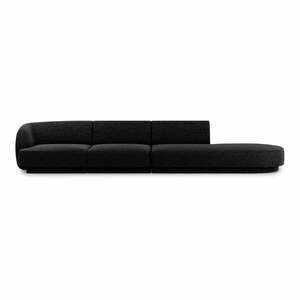 Antracytowa sofa 302 cm Miley – Micadoni Home obraz