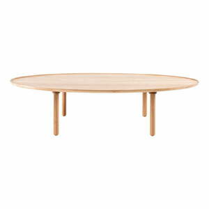 Naturalny stolik z drewna dębowego 80x150 cm Mu – Gazzda obraz