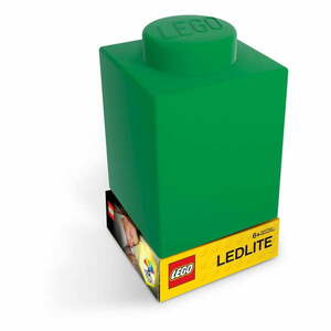 Zielona silikonowa lampka nocna LEGO® Classic Brick obraz
