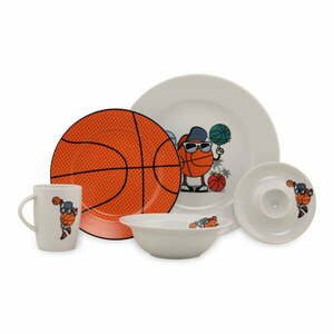 5-częściowy porcelanowy zestaw naczyń dla dzieci Kütahya Porselen Basketball obraz