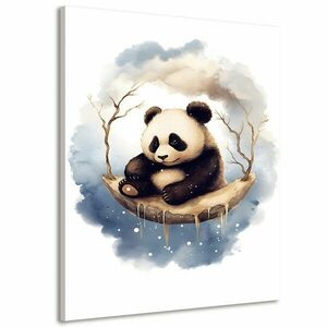 Obraz rozmarzony panda obraz