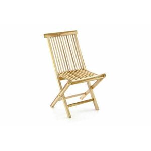 Składane krzesło ogrodowe Gardenay z drewna tekowego obraz