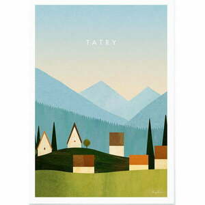 Plakat 50x70 cm Tatry – Travelposter obraz