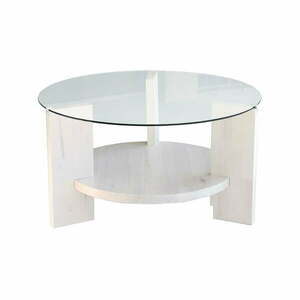 Biały okrągły stolik ø 75 cm Mondo – Neostill obraz