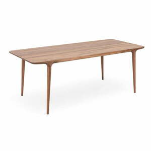 Stół z drewna orzechowego 90x180 cm Fawn – Gazzda obraz