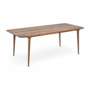 Stół z drewna orzechowego 90x200 cm Fawn – Gazzda obraz