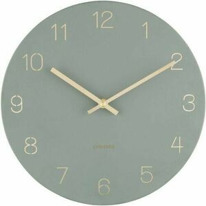 Karlsson 5788GR stylowy zegar ścienny, śr. 30 cm obraz