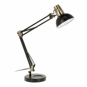Czarna lampa stołowa z metalowym kloszem (wys. 84 cm) Kristine – Kave Home obraz