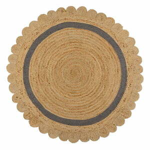 Naturalny okrągły dywan z juty ø 160 cm Grace – Flair Rugs obraz