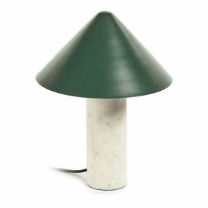 Zielona lampa stołowa z metalowym kloszem (wys. 32 cm) Valentine – Kave Home obraz