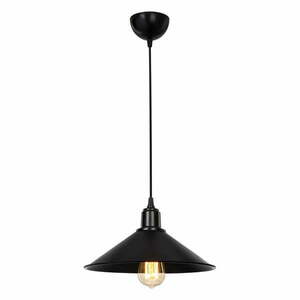 Czarna metalowa lampa sufitowa ø 30 cm – Squid Lighting obraz