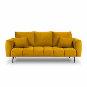 Żółta sofa z aksamitnym obiciem Interieurs 86 Octave obraz