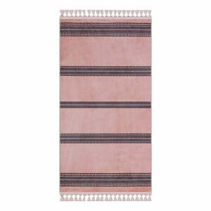 Różowy dywan odpowiedni do prania 230x160 cm − Vitaus obraz