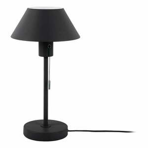 Czarna lampa stołowa z metalowym kloszem (wysokość 36 cm) Office Retro – Leitmotiv obraz
