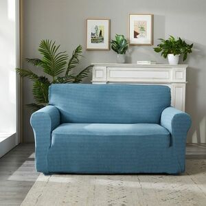 4Home Elastyczny pokrowiec na fotel Magic clean niebieski, 75 - 95 cm obraz