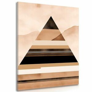 Obraz abstrakcyjne kształty piramidy obraz