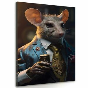 Obrazy zwierzęcy gangster szczur obraz