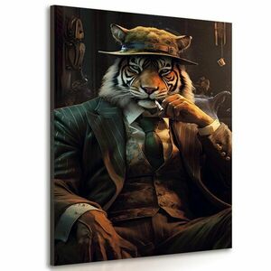 Obrazy zwierzęcy gangster tygrys obraz