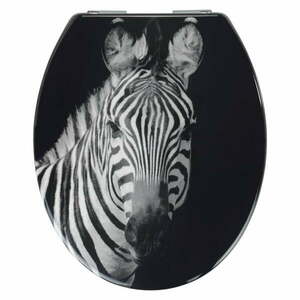 Deska sedesowa wolnoopadająca 37, 5 x 45 cm Zebra – Allstar obraz