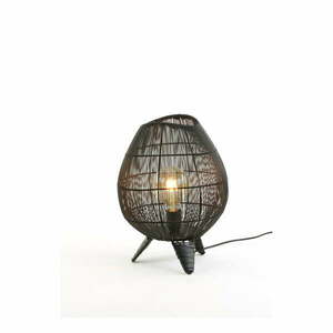 Czarna lampa stołowa (wysokość 37 cm) Yumi – Light & Living obraz