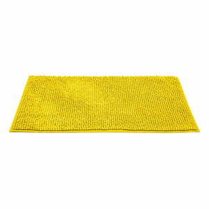 Żółty tekstylny dywanik łazienkowy 50x80 cm Chenille – Allstar obraz