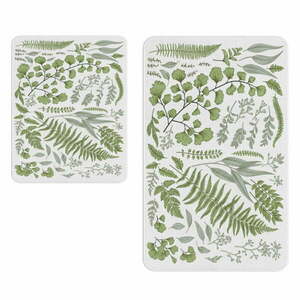 Biało-zielone dywaniki łazienkowe zestaw 2 szt. – Oyo Concept obraz