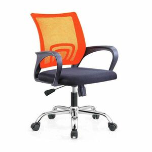 Krzesło biurowe, obrotowe-pomarańczowa obraz