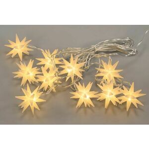 NEXOS Gwiazdki LED świąteczne, ciepła biel, przezroczysty ka obraz