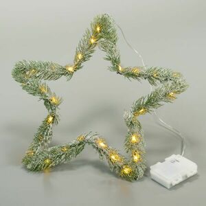 Dekoracja świąteczna - Gwiazda, 30 diod LED, ciepła biel obraz