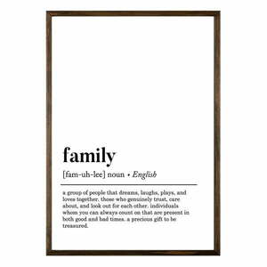 Plakat 50x70 cm Family – Wallity obraz
