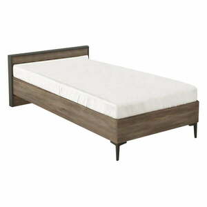 Łóżko jednoosobowe w naturalnym kolorze 90x200 cm – Kalune Design obraz
