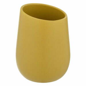 Żółty ceramiczny kubek na szczoteczki do zębów Badi – Wenko obraz