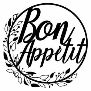 Metalowa dekoracja ścienna Bon Appetit – Wallity obraz