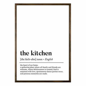 Plakat w ramie 50x70 cm Kitchen – Wallity obraz