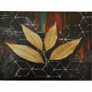 Ręcznie malowany obraz 100x70 cm Leaf – Wallity obraz