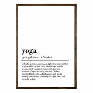 Plakat 50x70 cm Yoga – Wallity obraz