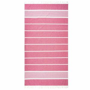 HOME ELEMENTS Ręcznik kąpielowy Fouta różowy, 90 x 170 cm obraz