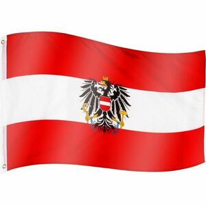 Flaga Austrii - 120 cm x 80 cm obraz