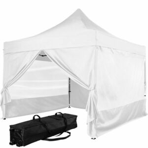 Namiot INSTENT "PRO" z mobilną torbą - 3 x 3 m, biały obraz