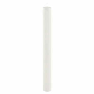 Biała wysoka świeczka Ego Dekor Cylinder Pure, 42 h obraz