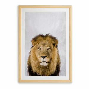 Obraz w ramie Surdic Lion, 30x40 cm obraz