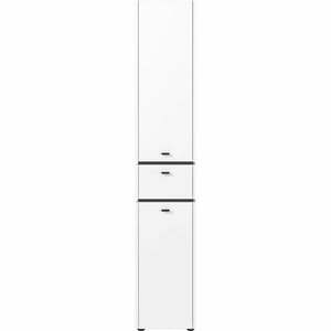 Biała wysoka szafka łazienkowa 34x189 cm Modesto – Germania obraz