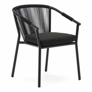 Czarne metalowe krzesło ogrodowe Xelida – Kave Home obraz