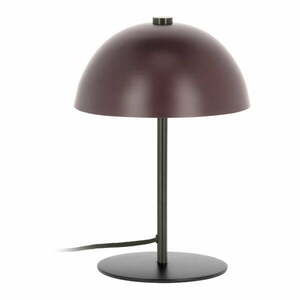 Bordowa lampa stołowa z metalowym kloszem (wys. 33 cm) Aleyla – Kave Home obraz
