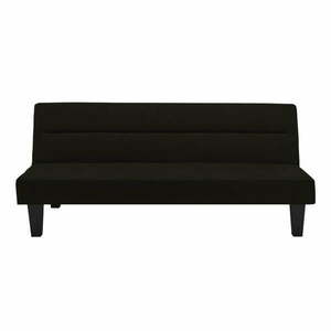 Czarna sofa rozkładana 175 cm Kebo – Støraa obraz