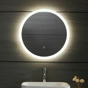 AQUAMARIN Lustro łazienkowe okrągłe LED - 60 cm obraz