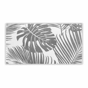 Szary ręcznik plażowy 180x100 cm Leaf – Foutastic obraz